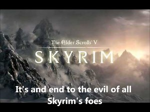 The Dragonborn comes by Malukah (lyrics)