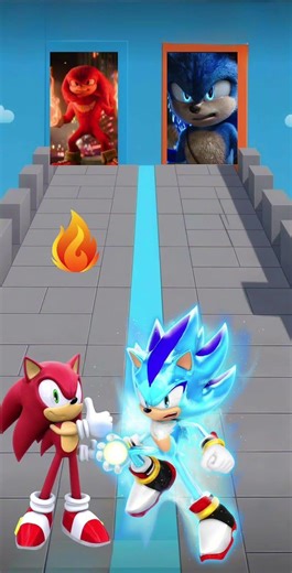 Red Sonic VS Sonic😱#sonic #sonivlogs #sonicthehedgehog