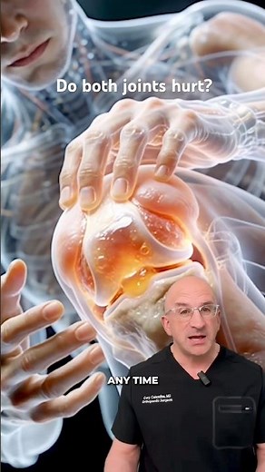 Both sides hurting? Your joints might be screaming for help #arthritis #health