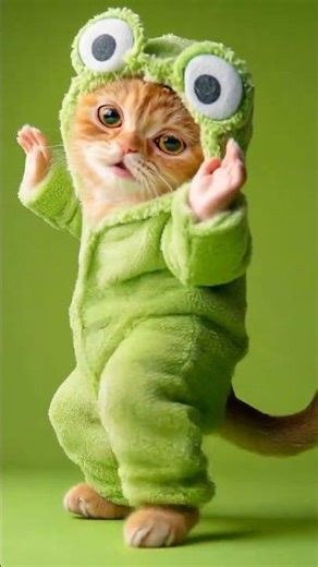 キュートな猫キャラが踊るよ！AI生成ダンス動画 #41 🐱🎵