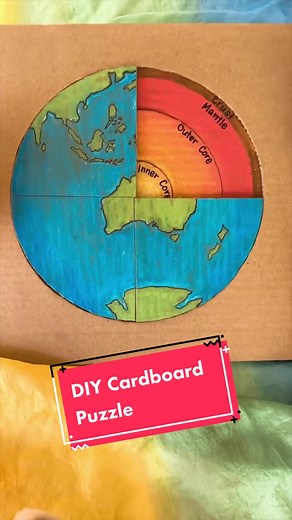 DIY Earth Layers Puzzle Project Ideas