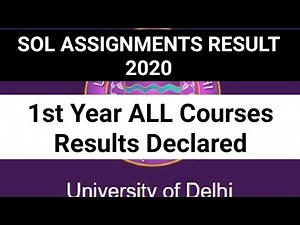 SOL Assignments & OBE Results||College Updates