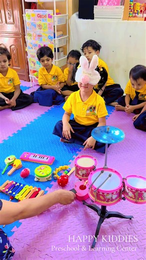 Learning Through Play with Musical Instruments