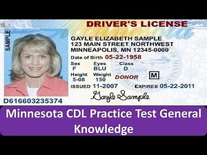 Minnesota CDL Practice Test General Knowledge