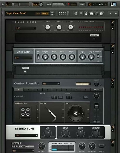 Free Native Guitar Rig 5 Pro Preset *** Super Clean Funk1 ***