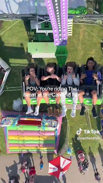 August 28 - September 2 🐓 #canfieldfair | rides at the fair