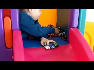 Malachi's New Little Tikes Playground (1-8-2011)