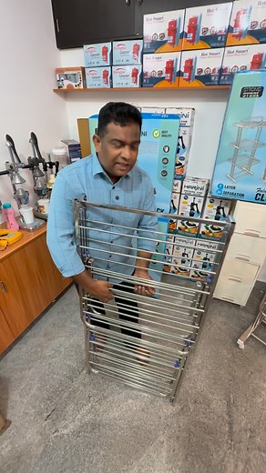 Looking for a durable and foldable cloth drying stand for your home? 🏡 This stainless steel drying stand is perfect for indoor & outdoor use, space-saving and easy to fold when not in use. Ideal for apartments, balconies, and small homes — rust-free and long-lasting! Contact: Cloth stand 9894908842., 9566442942 Coimbatore 8807908842 ✅ Foldable & Portable Design ✅ Stainless Steel – Rust Proof ✅ Perfect for Indoor & Outdoor Use ✅ Best for Family & Bachelor Homes 📦 Product Type: Foldable Cloth Dr