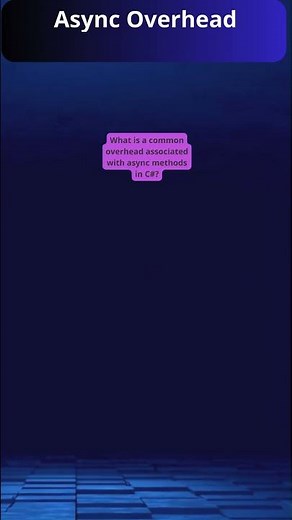 Understanding Overhead in Async Methods in C#