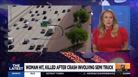 Woman struck, killed following crash involving semi-truck on US 60 in Mesa