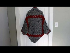How To Make A Crochet Cocoon Shrug From ANY Square