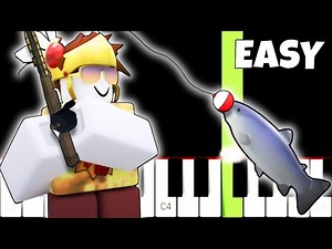 Roblox Fisch Theme EASY Piano