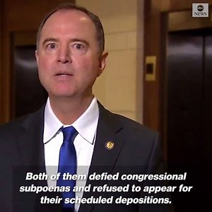 Rep. Adam Schiff says House Democrats will release more transcripts tomorrow—and warns those who have "refused to appear" for depositions will "further add to the body of evidence on a potential obstruction of Congress charge against the president." https://abcn.ws/2NgTjtp | The View