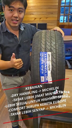 Tayar Murah Bridgestone T005A dan Michelin Primacy 5