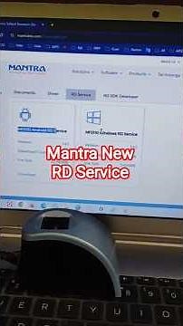 Mantra l1 device New RD Service I Mantra New RD Service I Mantra L1