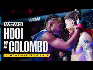 WOW 27 Madrid | Brian Hooi vs Miguel Angel Colombo | Combate Completo | MMA Full Fight