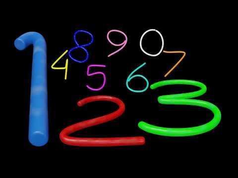 Forming Numbers with Playdough 🌟 Learn Numbers 0-9 | Baby Sensory for Toddlers & Preschool