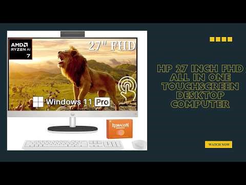 Future AI PC Arrived — HP 27 inch All in One Desktop Computer — Review