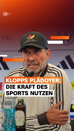 Klopp redet auf der Pressekonferenz nicht nur über sportliche Themen 🗣️| ZDFsportstudio | #shorts
