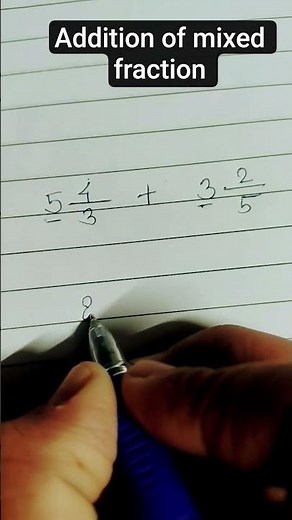 fraction addition tricks