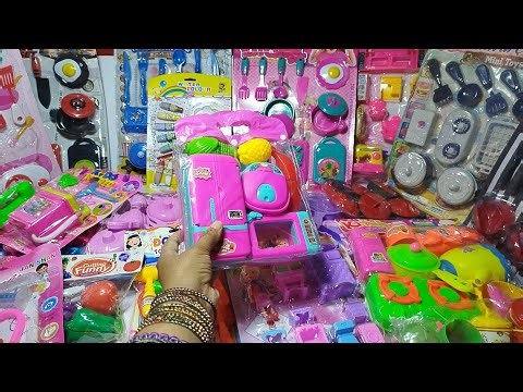 4 minutes satisfying with unboxing cute pink hello kitty mini kitchen cart compliation |Asmr toys