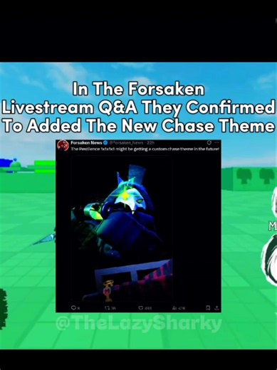 The Pestilence 1x4 Finnaly Got A New Chase Theme! || Forsaken || CATHARSIS || #roblox #shorts