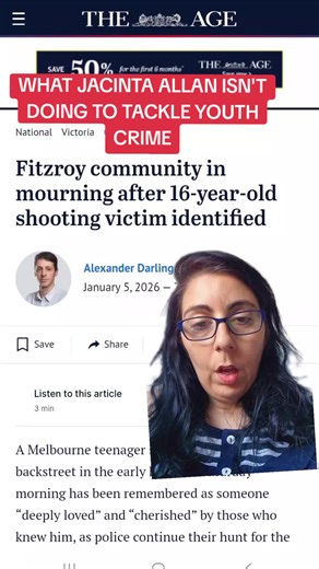 Youth Crime Surge in Fitzroy: What Jacinta Allan Is Missing
