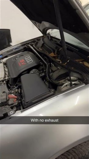 Audi s3 8L with no exhaust