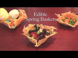 Edible Spring Baskets -- Cheese Basket Recipe