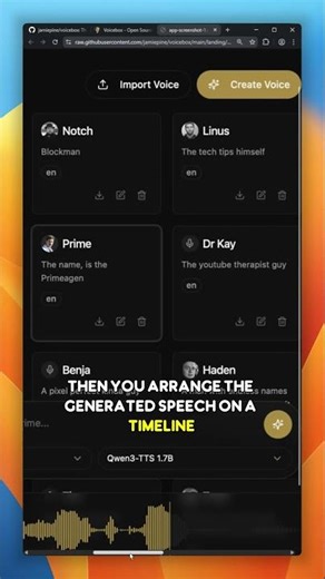 Voicebox is a desktop app for voice cloning and speech synthesis