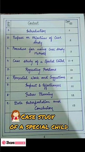 B.ed 1st semester file|field work|case study of a special child|english|inclusive education