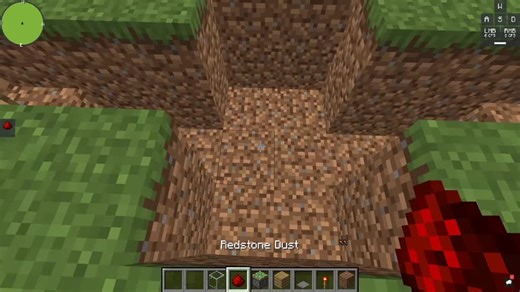 Crafting a Redstone Door in Minecraft