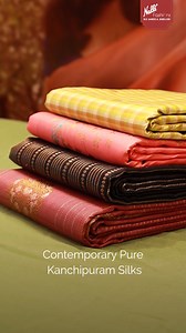 Introducing the Contemporary Pure Silk Kanchipuram Collection by Nalli Fashion – where timeless tradition meets modern sophistication. ✨ This exquisite collection brings together the rich heritage of Kanchipuram silk with fresh, contemporary designs that redefine elegance. Each piece is a testament to craftsmanship, featuring luxurious silk and intricate weaves that speak volumes of grace and refinement. Perfect for the woman who embraces both tradition and modernity in every step she takes. 💫 