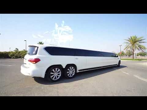 Infiniti Versace Limo Rental | Skye VIP Limousine Dubai | Book Limo for Birthday and Events #limo