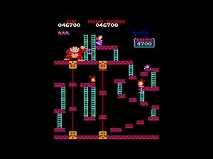 Donkey Kong (1981 Arcade) - Nintendo - Longplay [No Commentary] - Original sound