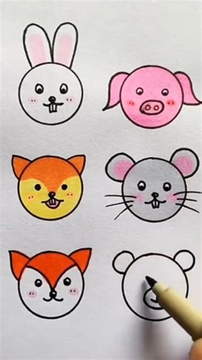 408K views · 2.6K reactions | Cute. Drawing tutorial using a circle ⭕ . #EasyDrawingforbeginners #drawingtutorial #explorepage #fbreelsfypシ゚viralシ | Easy drawing for kids24 | Facebook