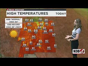 All-time, record-high temperatures falling in New Mexico