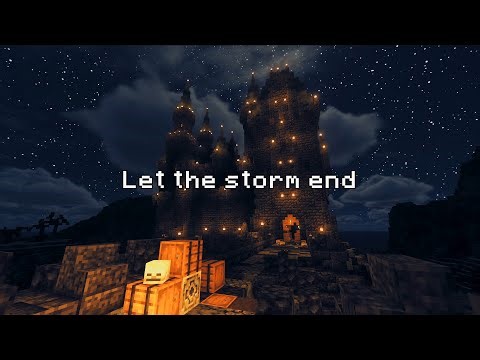 Ambient Dark Fantasy - Cinematic Minecraft Castle & Shaders
