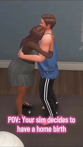 Sydney on Instagram: "POV: your sims decides to have a home birth Realistic Birth mod by @pandasamacc #thesims #thesims4"