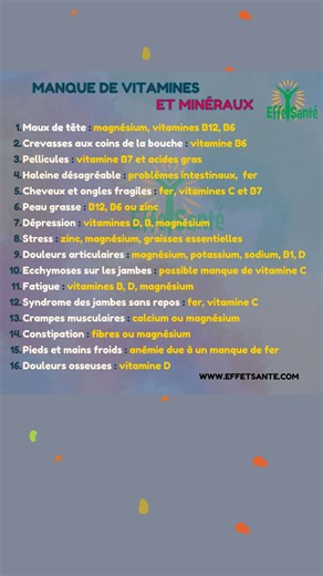 59K views · 2K reactions | Douleurs osseuses : La vitamine D est cruciale pour la santé osseuse, et une carence peut entraîner des douleurs osseuses. | EffetSanté | Facebook