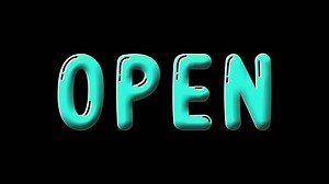 Open Text Effect Animation Transparent Background Stock Footage Video (100% Royalty-free) 1100027005 | Shutterstock