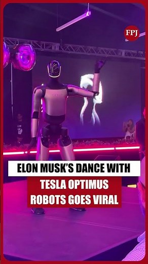 Elon Musk’s Dance With Tesla Optimus Robots Goes Viral