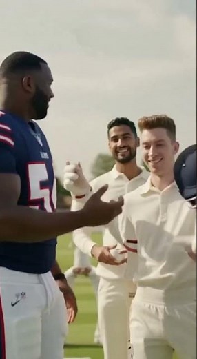 "USA vs UK Sports Clash: Football Power Meets Cricket Elegance! 🏈🏏🔥"