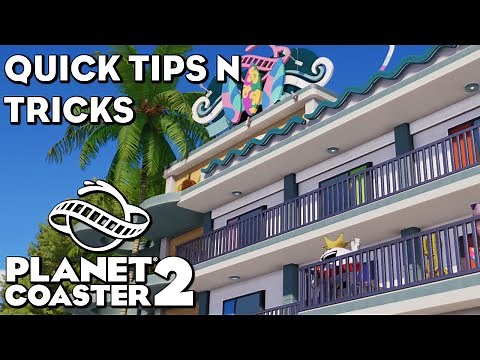 How to Build Easier, Faster! | Planet Coaster 2 | Quick Tips n Tricks