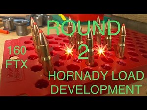 Round 2 of Hornady 160 grain FTX Load Workup for my 30 30 Marlin 336RC