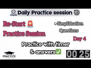 Speed maths practice set| simplification| approximation| ibps rrb sbi po clerk|