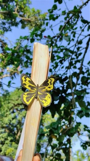 diy butterfly bookmark #shorts #diy #craft #viral #viralvideo