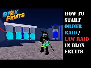 How to start ORDER Raid / LAW Raid in Blox Fruits #roblox #bloxfruits #robloxgames