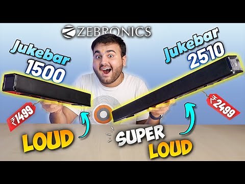 *Next LEVEL SoundBars*🤯 - Zebronics ZEB Jukebar 1500 & 2510 🔥