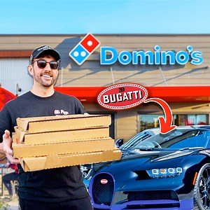 Imagine Your Pizza Delivery Driver Pulling Up In A Bugatti! 🍕🔥 | The_Hamilton_Collection